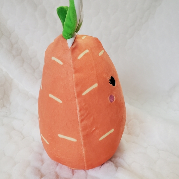 Caroleena the Carrot with Bunny Ears Easter Squishmallows BNWT 7 Inch - Picture 5 of 8